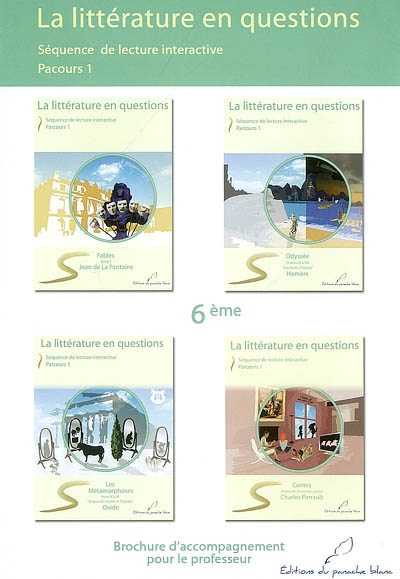 Brochure d'accompagnement pour le professeur, 6e : séquence de lecture interactive, parcours 1
