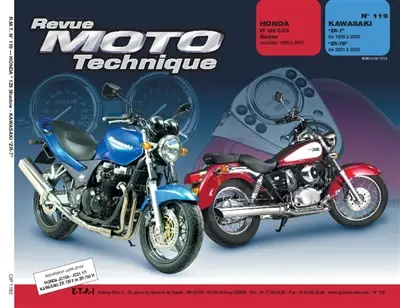 Revue moto technique, n° 119.2. Honda VT 125/Kawasaki ZR7