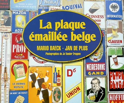 La plaque émaillée belge