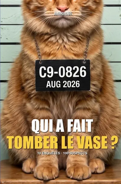 ANIMALIBI : Qui a fait tomber le vase ? : Enquête en couleur pour amoureux des chats. 100 suspects craquants, 10 affaires, un minou fautif.