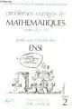 Problèmes corrigés de mathématiques posés aux concours des ENSI. Vol. 2