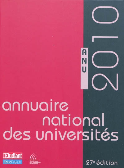 Annuaire national des universités 2010