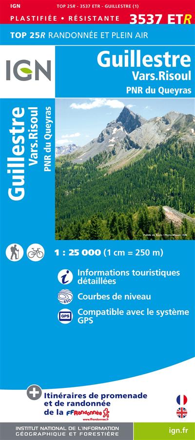 3537ETR GUILLESTRE.VARS.RISOUL. PNR DU QUEYRAS - RESISTANTE