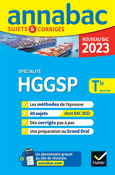 HGGSP spécialité, terminale générale : nouveau bac 2023