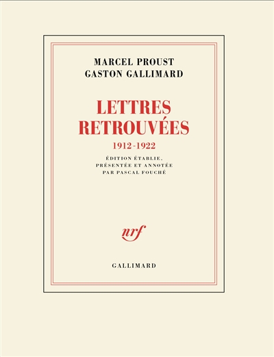 Lettres retrouvées 1912-1922