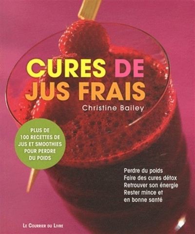 cures de jus frais : perdre du poids, faire des cures détox, retrouver son énergie, rester mince et en bonne santé