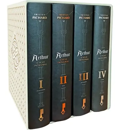 Coffret luxe 4 tomes Arthur cycle intégral