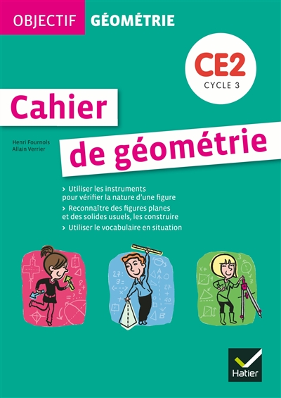 Cahier de géométrie CE2 cycle 3