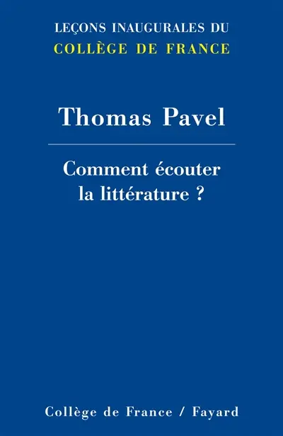 Comment écouter la littérature ?