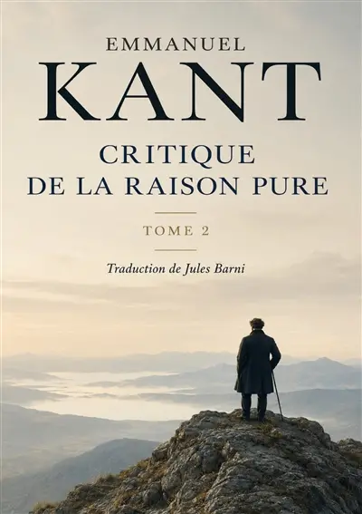 Critique de la Raison Pure : Tome 2 : L’ouvrage fondamental de Kant, publié en 1781, dans lequel il analyse les différentes facultés de l’esprit, afin d’établir que notre connaissance ne saurait dépasser les limites de l’expérience