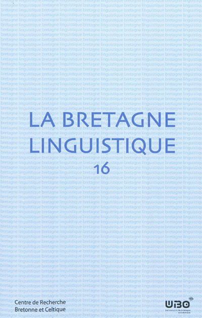 Bretagne linguistique (La), n° 16