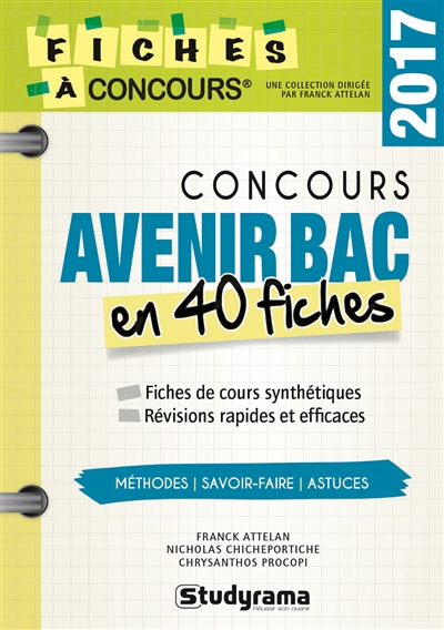 Concours Avenir bac en 40...