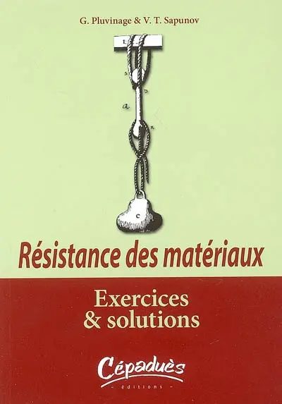 Résistance des matériaux : exercices et solutions