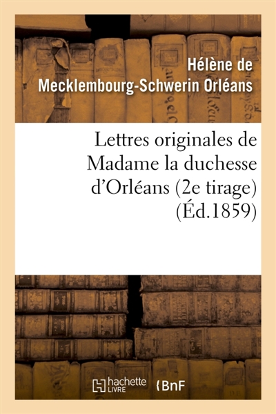 Lettres originales de...
