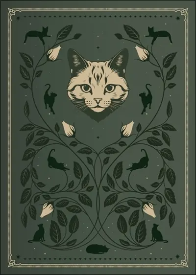 Grimoire vierge chat