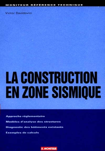 La construction en zone sismique