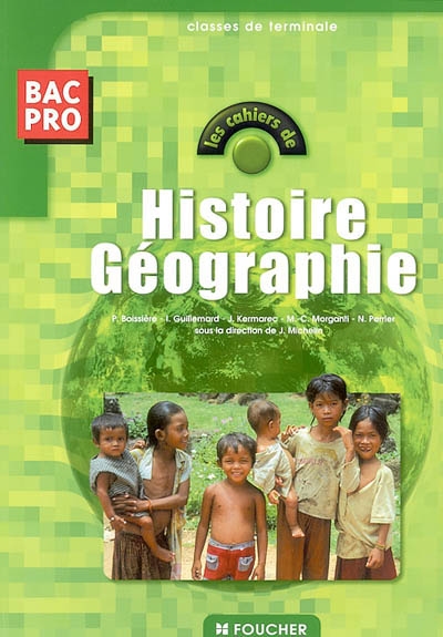 Histoire, géographie, bac pro, classes de terminale