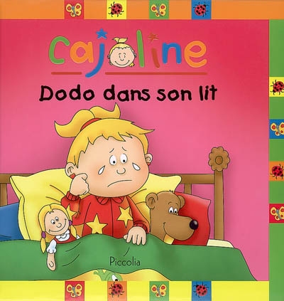 Cajoline, dodo dans son lit