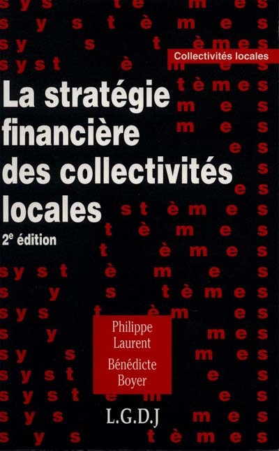 La stratégie financière des collectivités locales