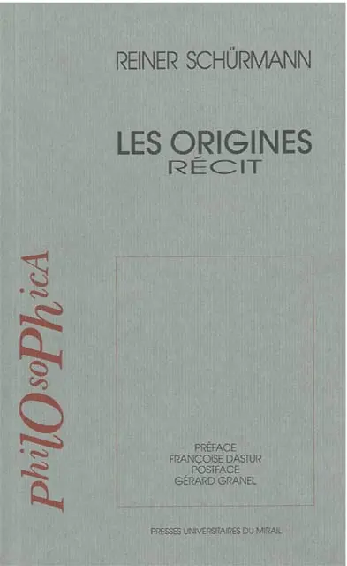 Les origines : récit