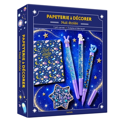 Papeterie à décorer : nuit...
