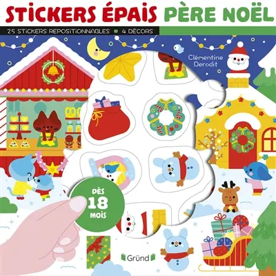 Père Noël : stickers épais