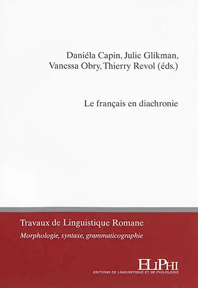 Le français en diachronie : moyen français, segmentation des énoncés, linguistique textuelle