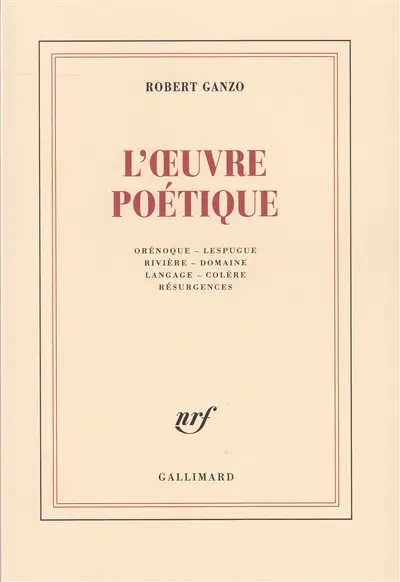 L'oeuvre poétique