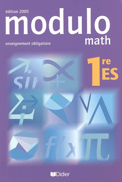 Modulo math 1re ES : enseignement obligatoire