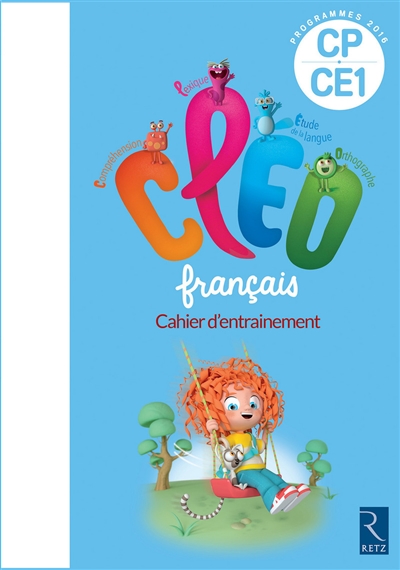 Cléo français cahier d'entrainement Cp Ce1