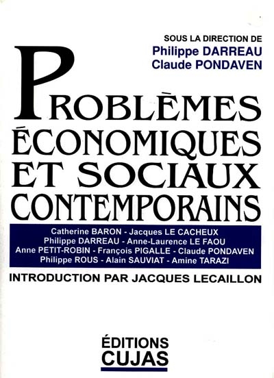 Problèmes économiques et sociaux contemporains