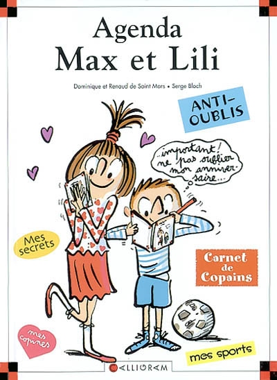 Agenda Max et Lili
