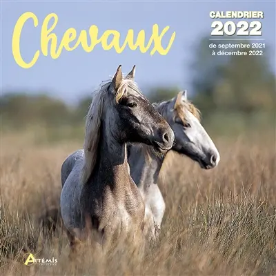 Chevaux : calendrier 2022 : de septembre 2021 à décembre 2022
