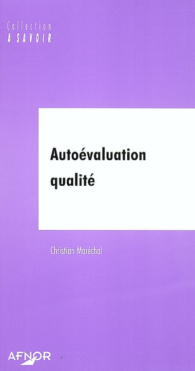 Autoévaluation qualité