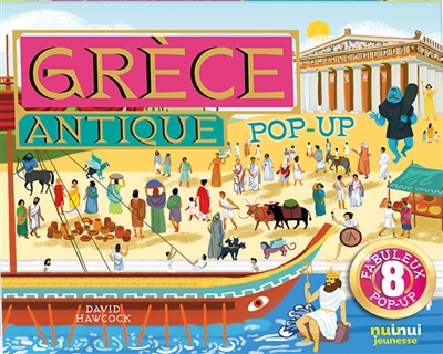 Grèce antique : pop-up : 8 fabuleux pop-up