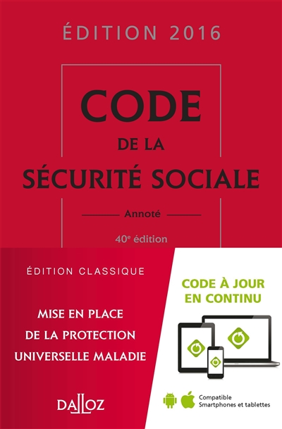 Code de la sécurité sociale...