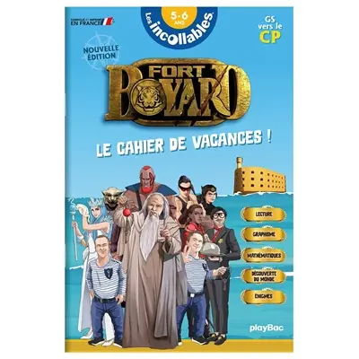 Fort Boyard, GS vers le CP, 5-6 ans : le cahier de vacances !