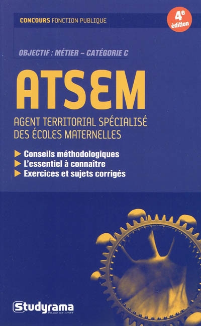 ATSEM, agent territorial spécialisé des écoles maternelles : objectif métier, catégorie C
