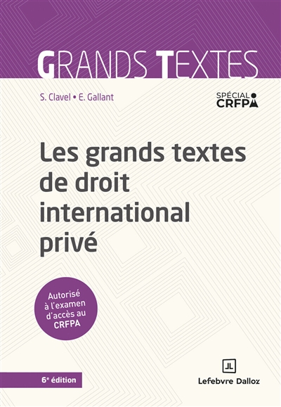 Les grands textes de droit...