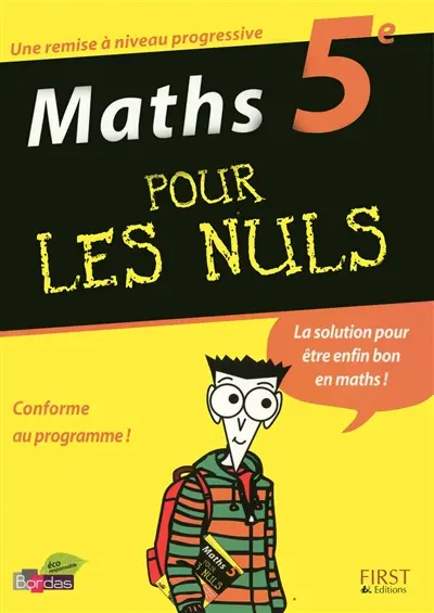Maths 5e pour les nuls