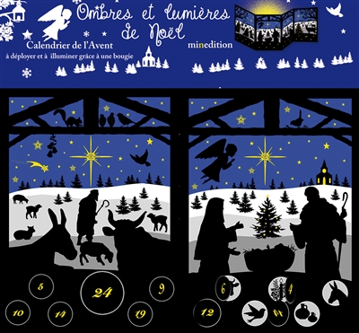 Ombres et lumière de Noël : calendrier de l'Avent - Dom Evangelisti