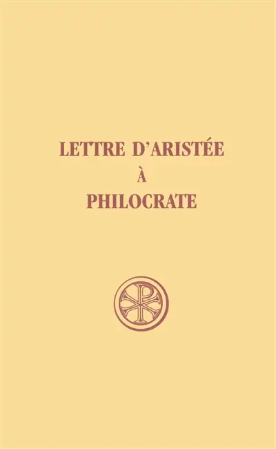 Lettre d'Aristée à Philocrate