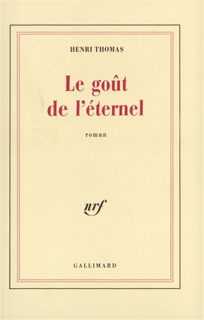 Le Goût de l'éternel