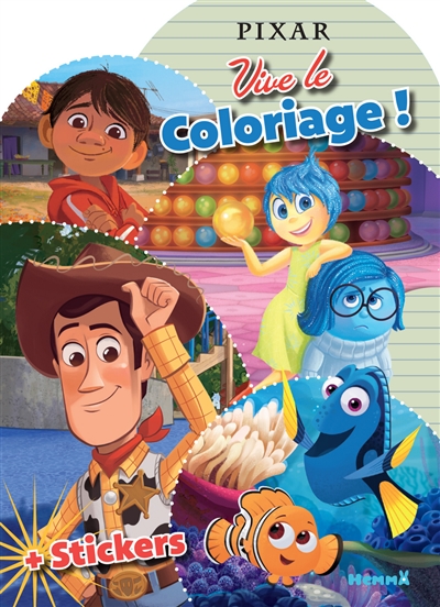 Pixar : vive le coloriage ! : + stickers