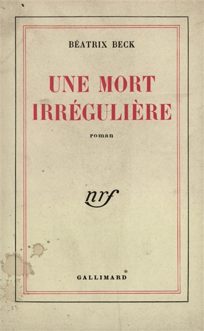 Une mort irrégulière