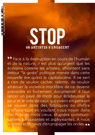 Stop : 68 auteurs et autrices disent stop