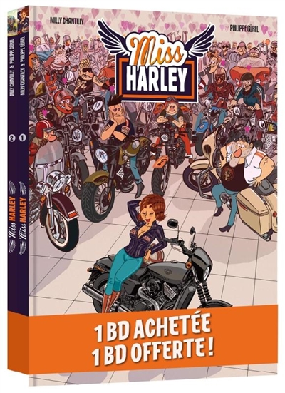 Miss Harley : pack promo tomes 01 et 02 : 1 BD achetée, 1 BD offerte !