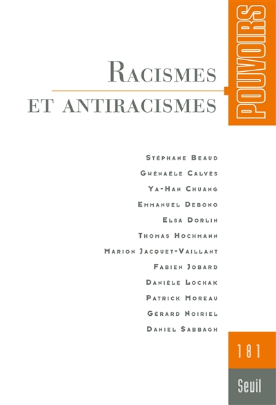 Pouvoirs, n° 181. Racismes et antiracismes