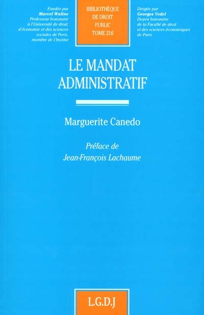 Le mandat administratif