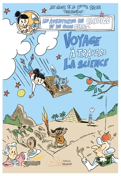 Les aventures de Candice et de son chat : voyage à travers la science